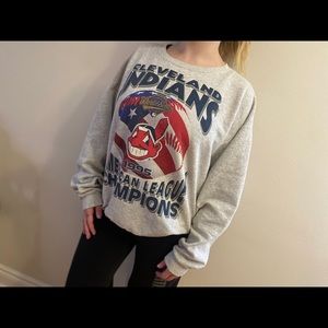 Vtg Cleveland Indians 1995 Champions crew neck